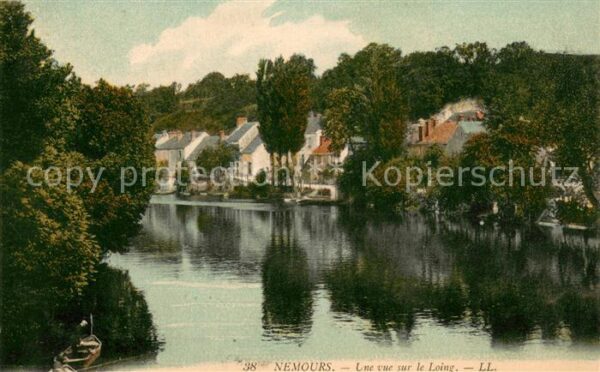 Nemours Seine-et-Marne Une vue sur le Loing