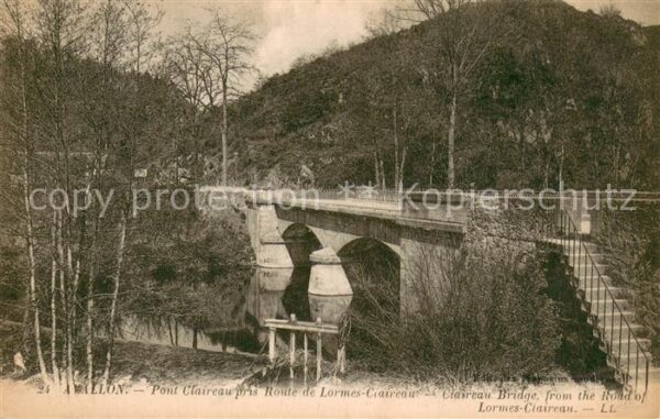 Avallon Pont Claireau pris de la Route de Lorme