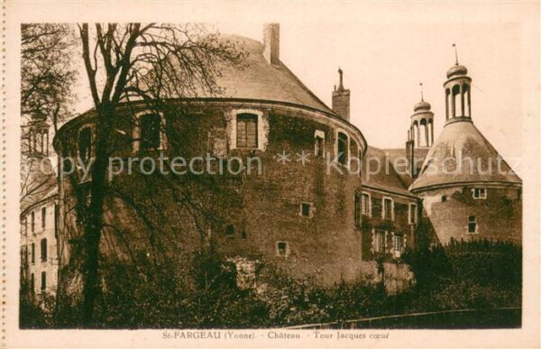 Saint-Fargeau Yonne Chateau Tour Jacques coeur Schloss