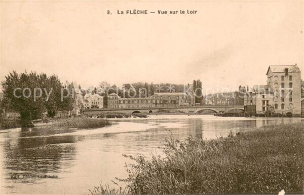 La Fleche Vue sur le Loir