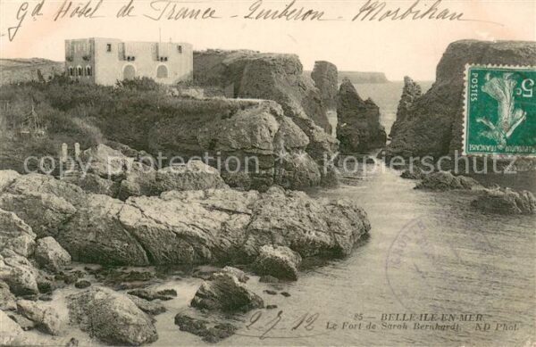 Belle-Ile-en-Mer Fort de Sarah Bernhardt