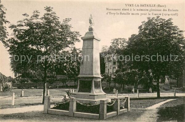 Ivry-la-Bataille Monument aux morts Grande Guerre Kriege