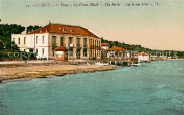 Hyeres les Palmiers La plage Grand Hôtel Côte d_Azur