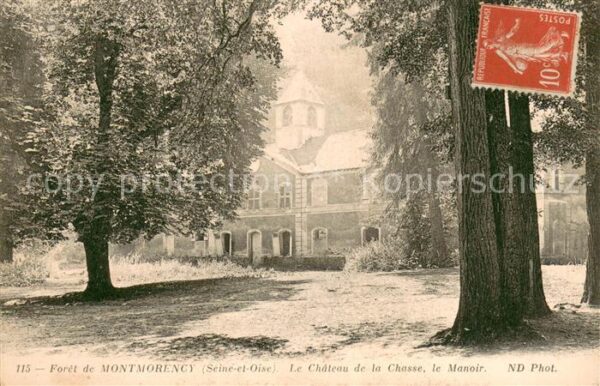 Montmorency Chateau de la chasse le manoir a la for