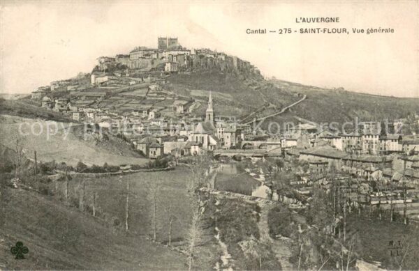 Saint-Flour Cantal Vue Generale