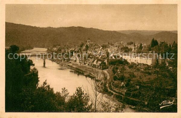 Argentat Vue Generale Collection Gorges de la Do