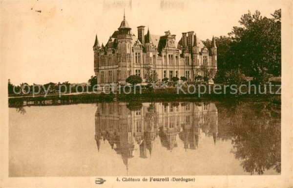 Saint-Laurent-des-Hommes Chateau de Fournil Schloss