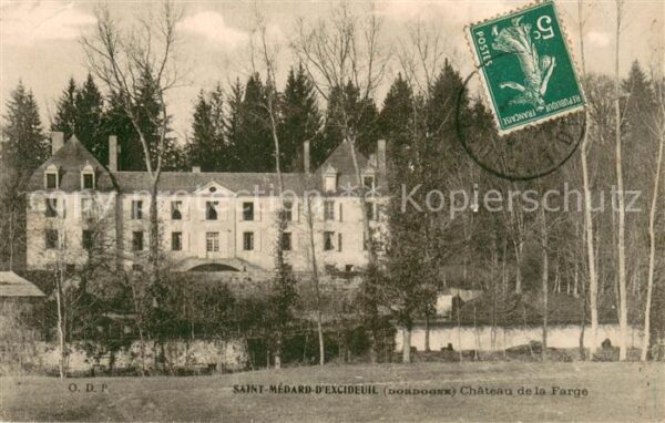 Saint-Medard-d Excideuil Chateau de la Farge Schloss