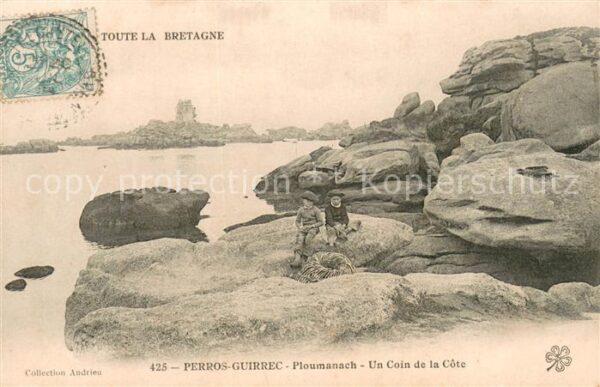 Ploumanach Un coin de la côte