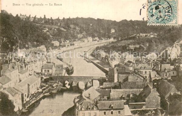 Dinan 22 Vue Generale et la Rance