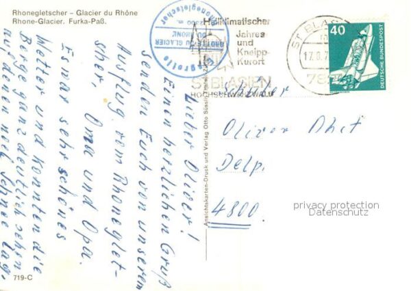 Rhonegletscher Glacier du Rhone VS Furka-Paß – Bild 2