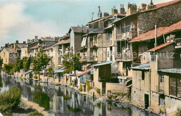 Aurillac Vieilles maisons sur la Jordanne