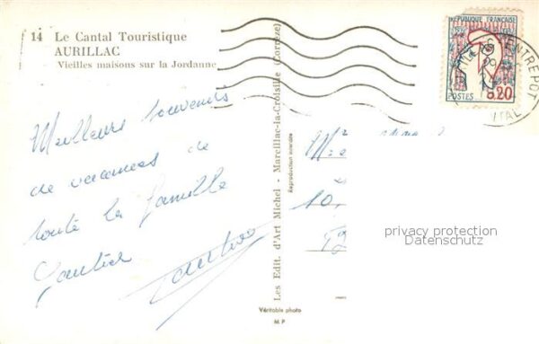 Aurillac Vieilles maisons sur la Jordanne – Bild 2