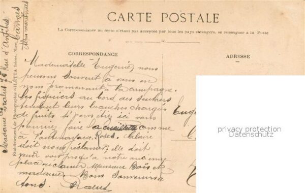 Cannes Alpes-Maritimes Escalier Jardins Boulevard Carnot – Bild 2