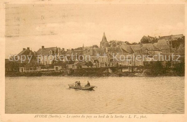 Avoise Le centre du pays au bord de la Sarthe