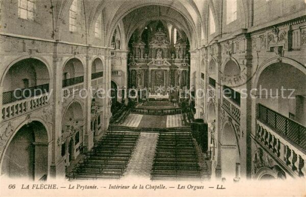 La Fleche Le Prytanee Interieur de la Chapelle Le