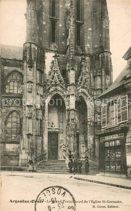 Argentan Le grand Portail nord de l’Eglise St Ge