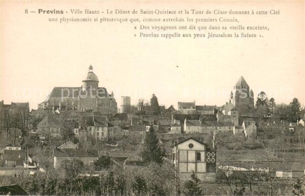 Provins Ville Haute Le Dome de Saint Quiriace e