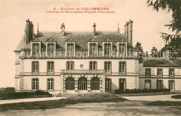 Coulommiers Chateau de Dammartin Facade Principale