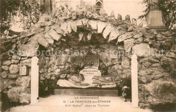 La Ferriere-aux-Etangs XIVe Station Jesus au Tombeau
