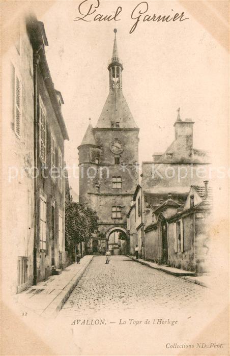 Avallon La Tour de l_Horloge