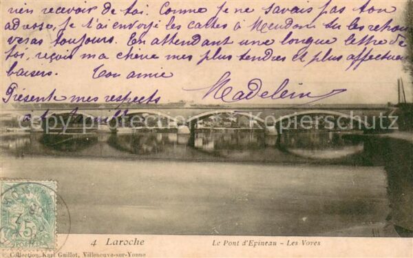 Laroche Yonne Le Pont d’Epineau Les Vores
