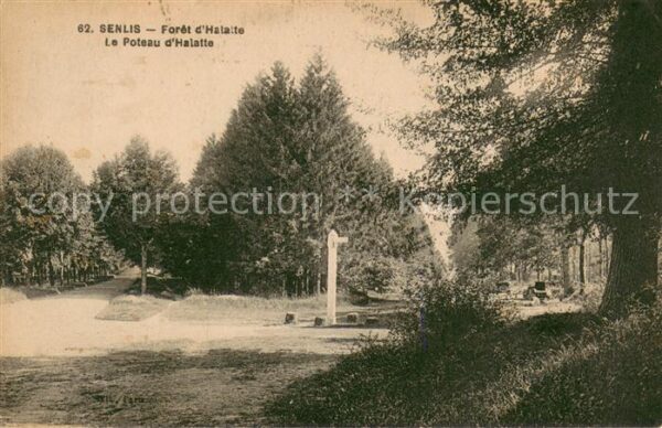 Senlis Oise Foret d’Halatte Le Poteau d_Halatte