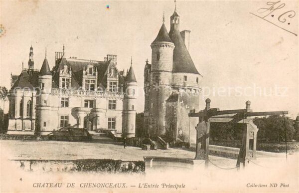 Chenonceaux Indre et Loire Chateau de Chenonceaux L’Entree Princip