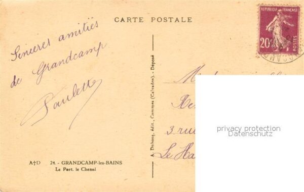 Grandcamp les Bains Le port et le chenal – Bild 2