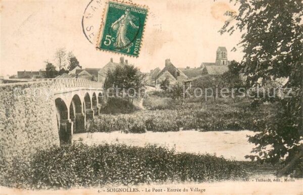 Soignolles-en-Brie Pont Entrée du village