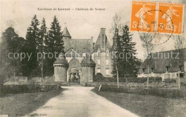 Lavare Chateau de Semur Schloss