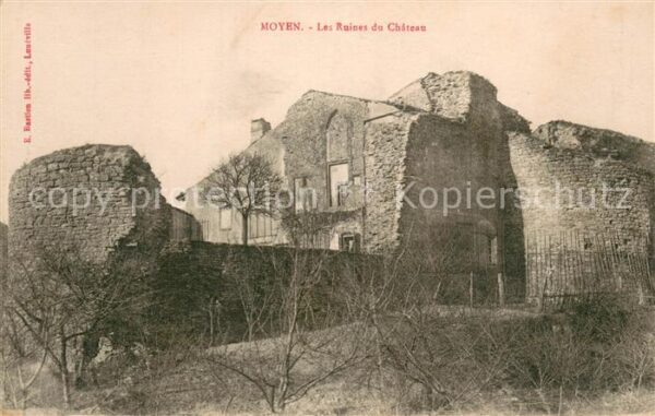 Moyen Meurthe-et-Moselle Ruines du Chateau