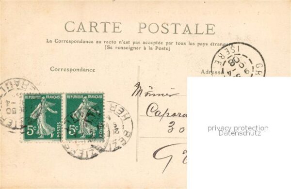 Agde Cap d_Agde et la télégraphie sans fil P – Bild 2