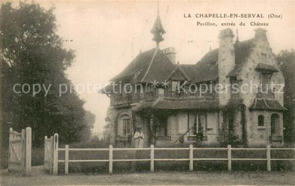 La Chapelle-en-Serval Pavillon Entrée du Chateau