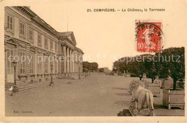 Compiegne Oise Chateau Terrasse Monument
