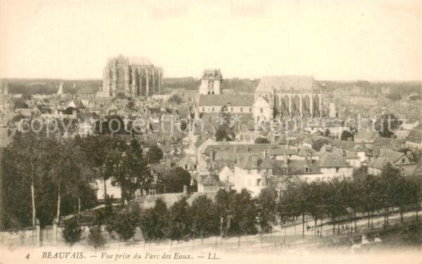 Beauvais 60 Vue prise du Parc des Eaux