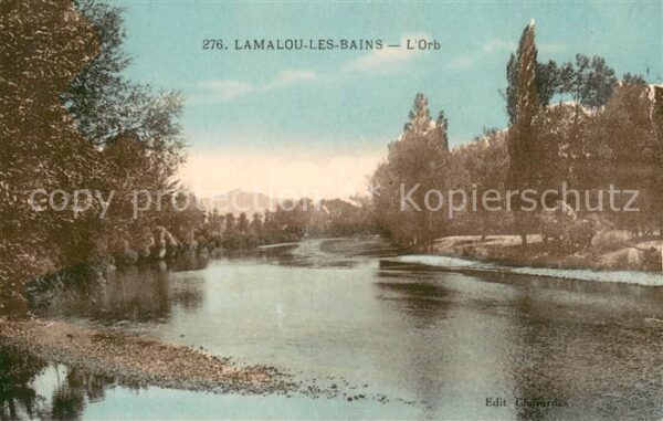 Lamalou-les-Bains Aux bords de l'Orb