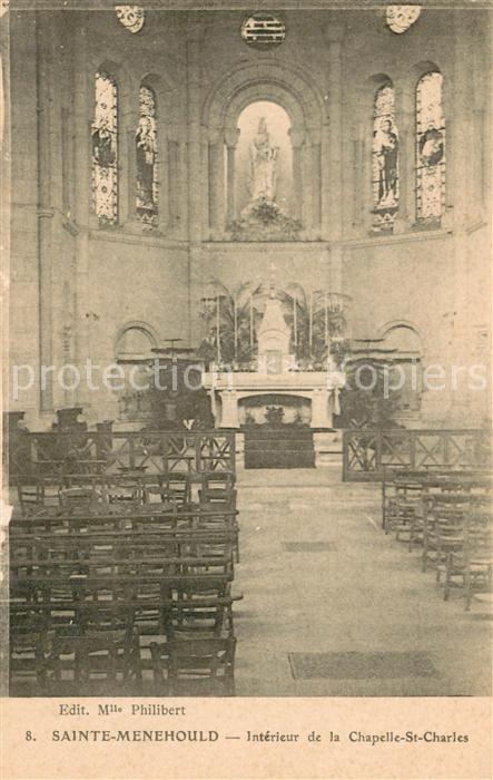 Sainte-Menehould Intérieur de la Chapelle Saint Charles