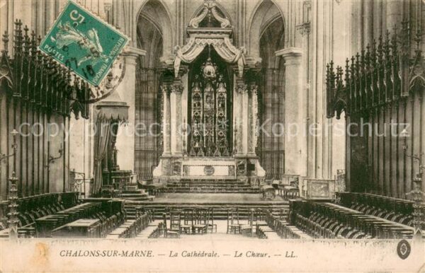 Chalons-sur-Marne Le choeur de la Cathedrale