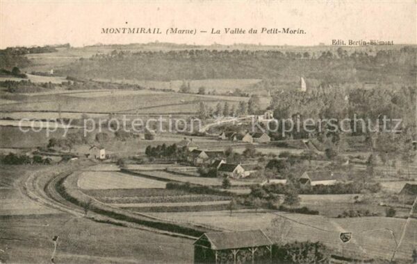 Montmirail Marne Panorama Vallee du Petit Morin