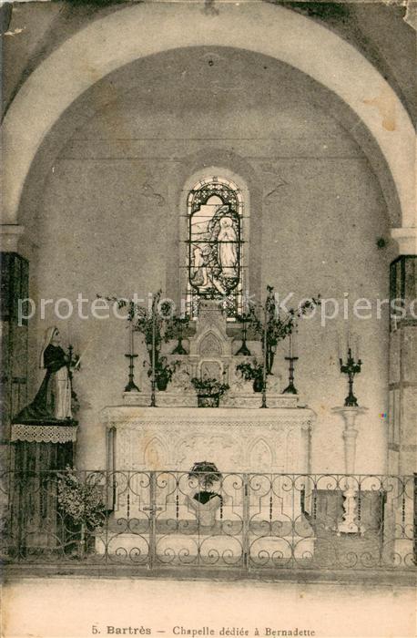 Bartres Intérieur de la chapelle dédiés a Berna
