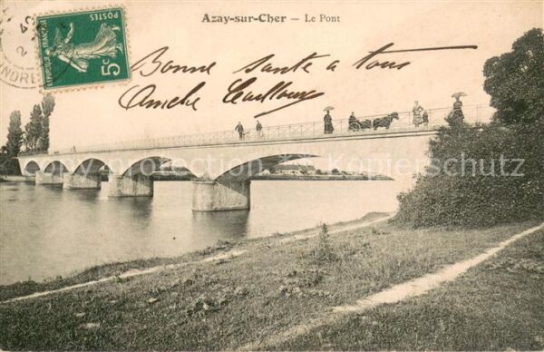 Azay-sur-Cher Aux bords du Cher Pont
