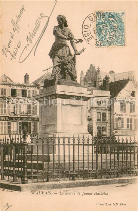 Beauvais 60 Statue de Jeanne Hachette
