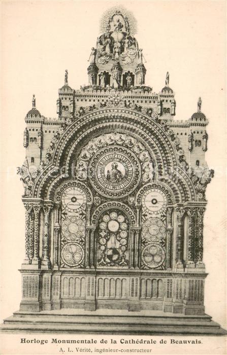 Beauvais 60 Horloge monumentale de la Cathedrale