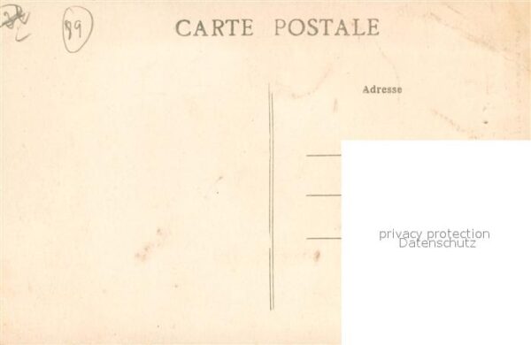 Saligny Yonne Eglise Carte vendue au profit de la Res – Bild 2