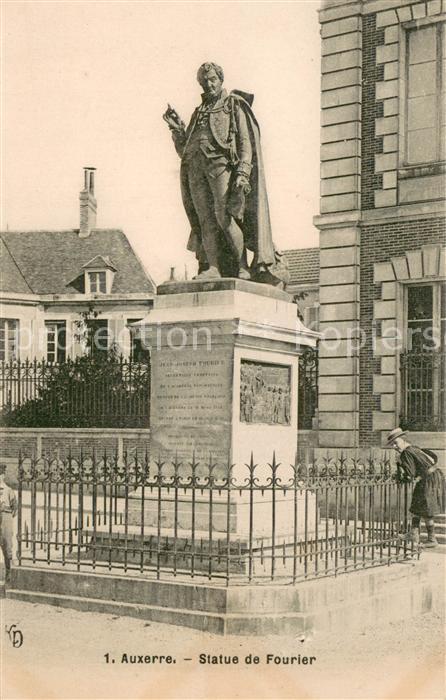 Auxerre Statue de Fourier