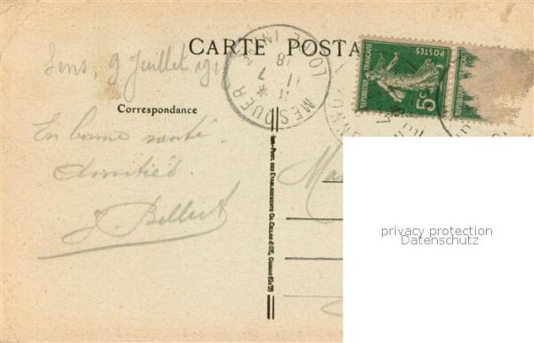 Sens 89 La Caisse d’Epargne et le Square Jean C – Bild 2