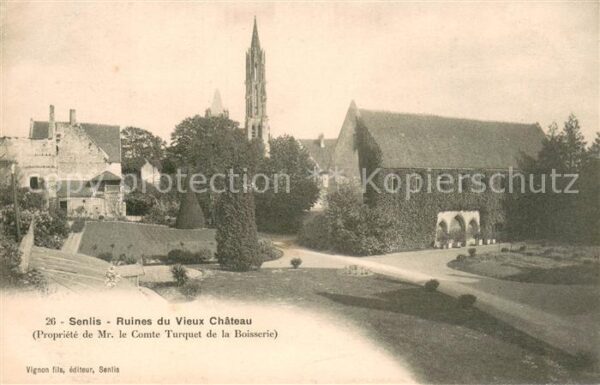 Senlis Oise Ruines du Vieux Chateau