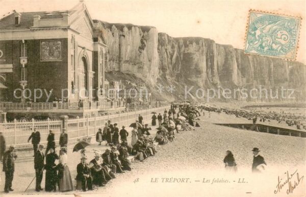 Le Treport Les falaises