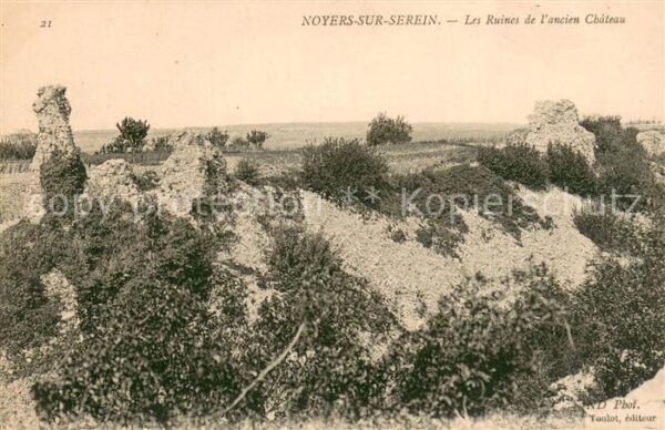 Noyers-sur-Serein Les Ruines de l’ancien Chateau